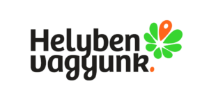Helyben vagyunk logo